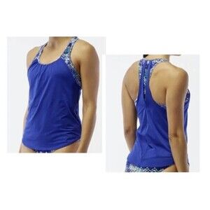 NWT TYR EMERALD LAKE 2 IN 1 TANKINI Velvet Turquois, XS (0/2) Gym Swim Workout
